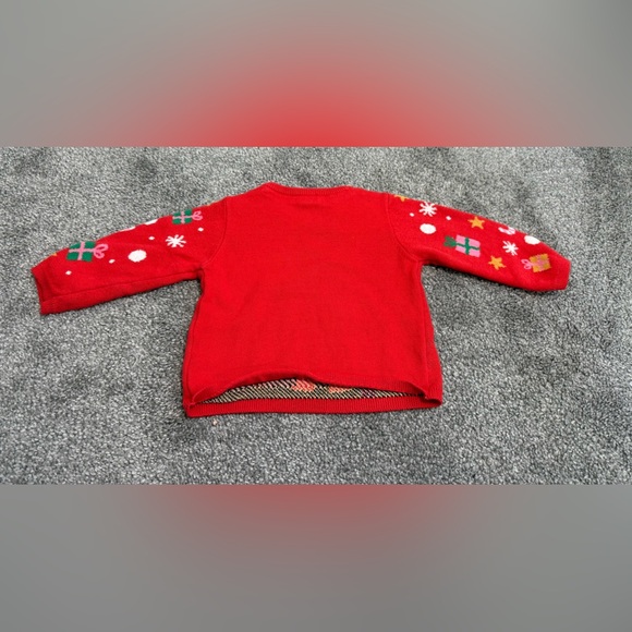 H&M Red Holiday Sweater. Size 6 months - Picture 2 of 4